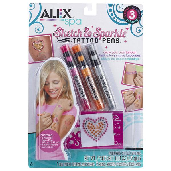 Sketch & Sparkle Hot Hues Tattoo Pens