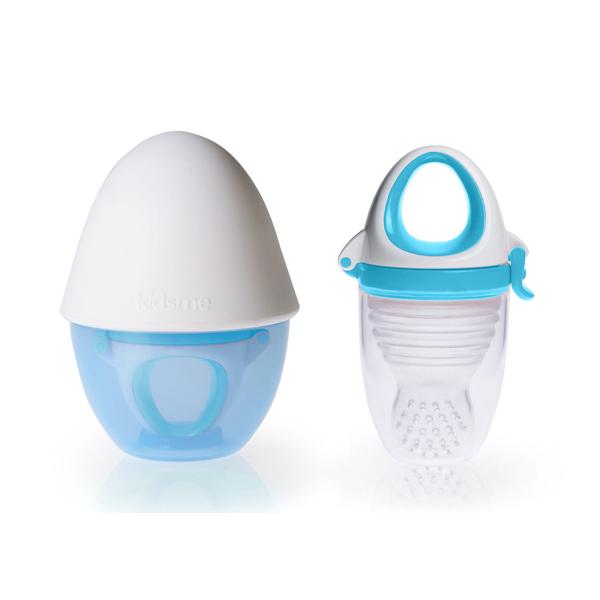 Food Feeder Plus With Silicone Grinder Aqua