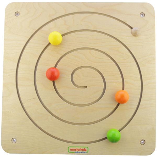 Spiral Sliding Maze Wall Element