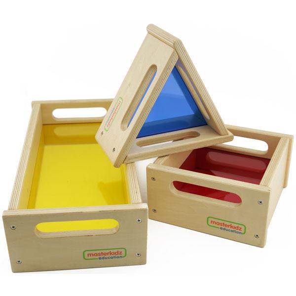 Translucent Colour Tray Blocks 3 Piece