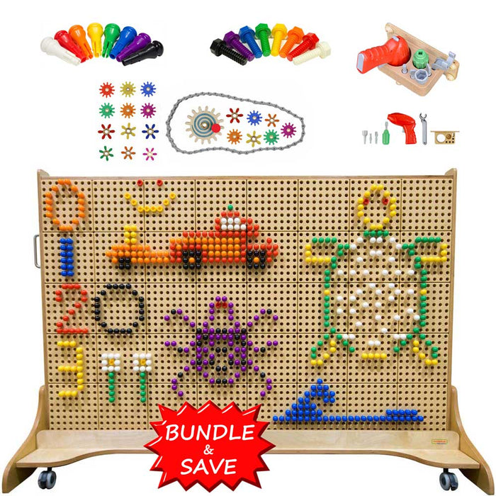 Free Standing Mobile Stem Wall 1660 (Bundle Set)