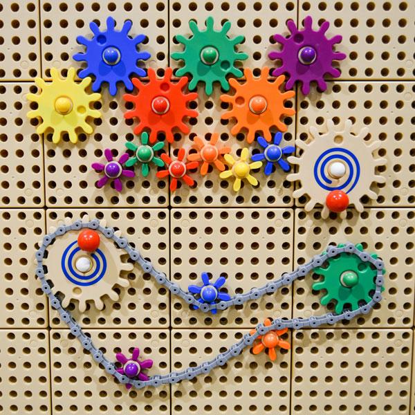 STEM Wall Gears & Chain 39Pc