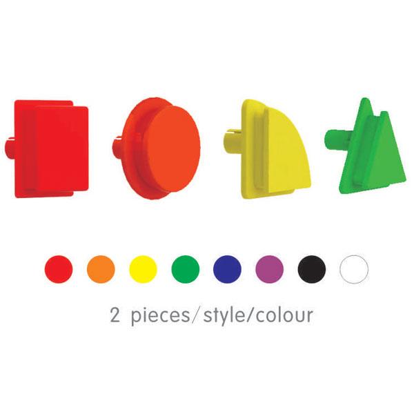 STEM Wall Geometric Shapes Set 1 (64 Pcs)