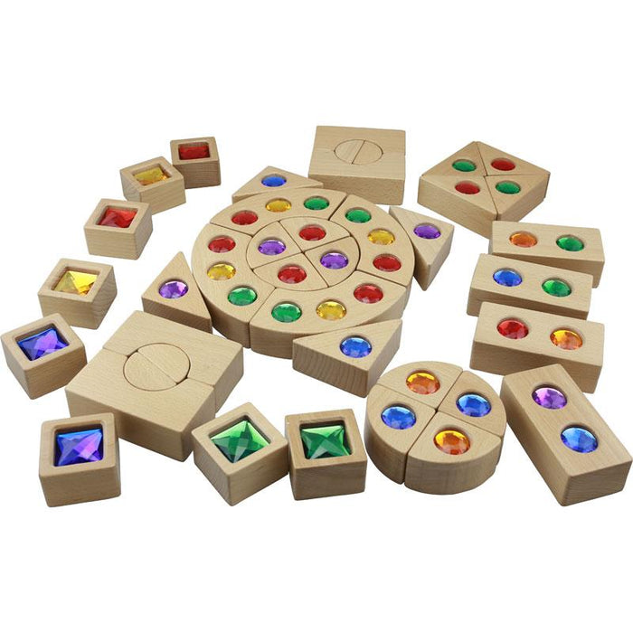 Gemstone Blocks 40Pc Set