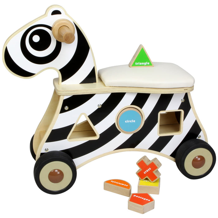 Ride-On Shape Sorter Zebra