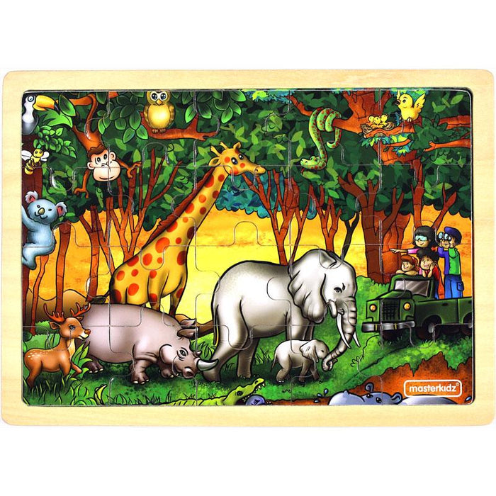Wooden Jigsaw Puzzle Forest Journey 20Pc
