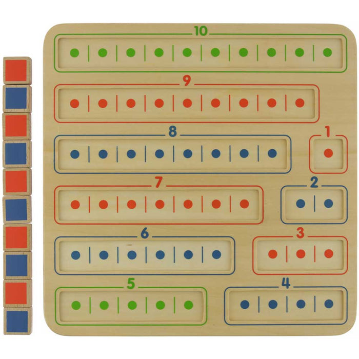 1-10 Number Bonds Learning Board