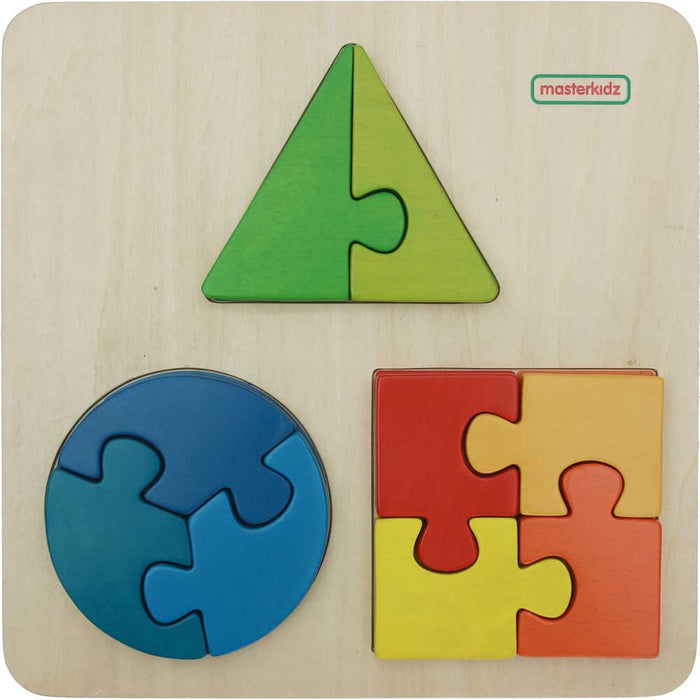 Chunky Geometric Shapes Jigsaw Puzzle