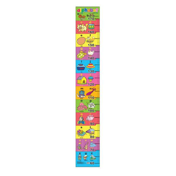 Mini Height Chart Alphabet L/C