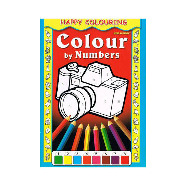 Colour By Numbers Happy Colouring