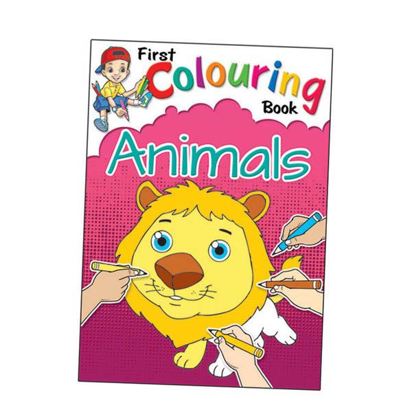 First Colouring Book Animals