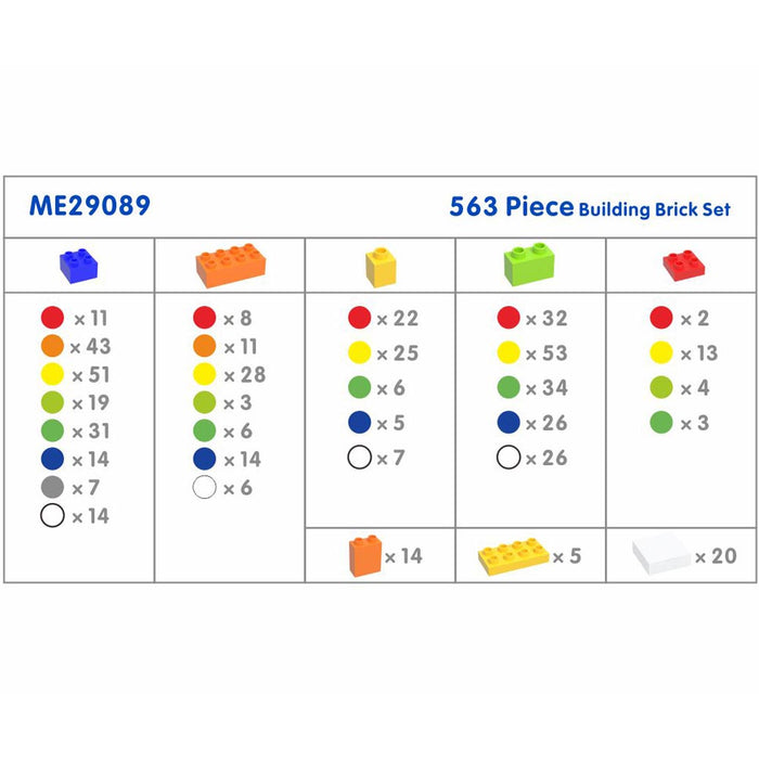 STEM Building Block Set (563 Pcs)