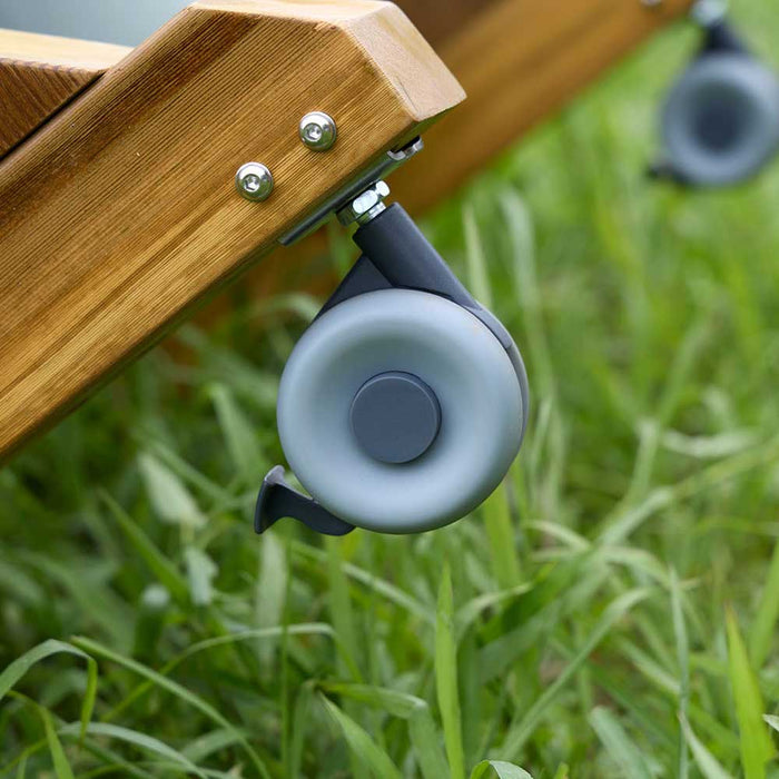 Outdoor Castors 4 Piece Set