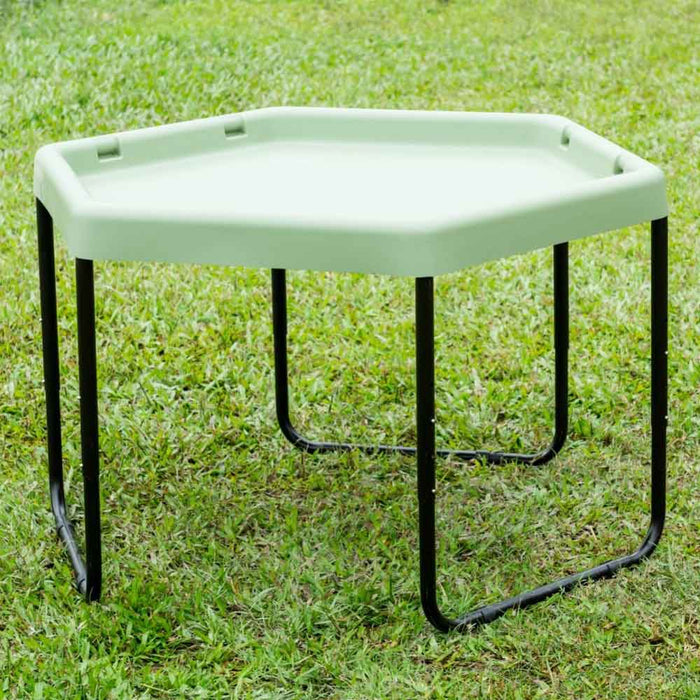 HEXAGONAL TUFF TRAY WITH STAND