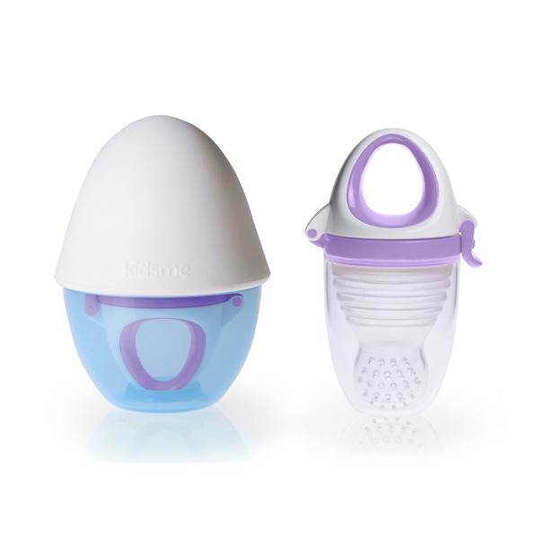Food Feeder Plus With Silicone Grinder Lavender