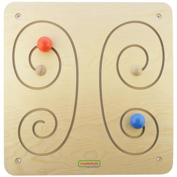 Butterfly Shaped Sliding Maze Wall Element