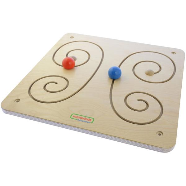 Butterfly Shaped Sliding Maze Wall Element