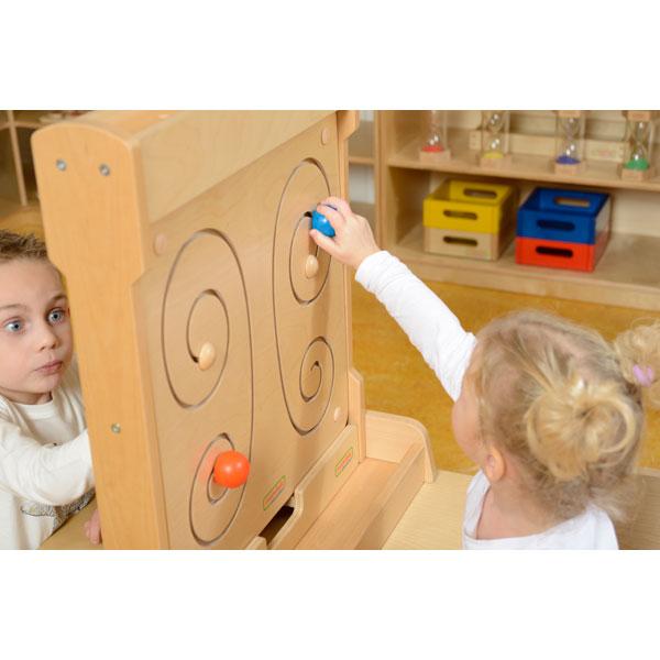 Butterfly Shaped Sliding Maze Wall Element