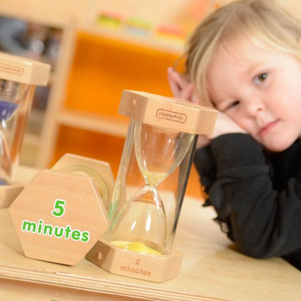 Wooden Sand Timer Set (4Pc)