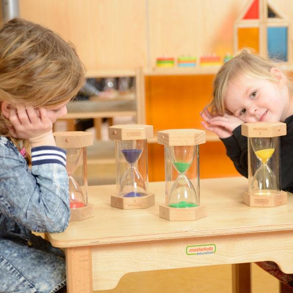 Wooden Sand Timer Set (4Pc)