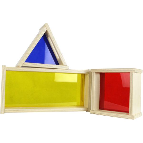 Translucent Colour Tray Blocks 3 Piece
