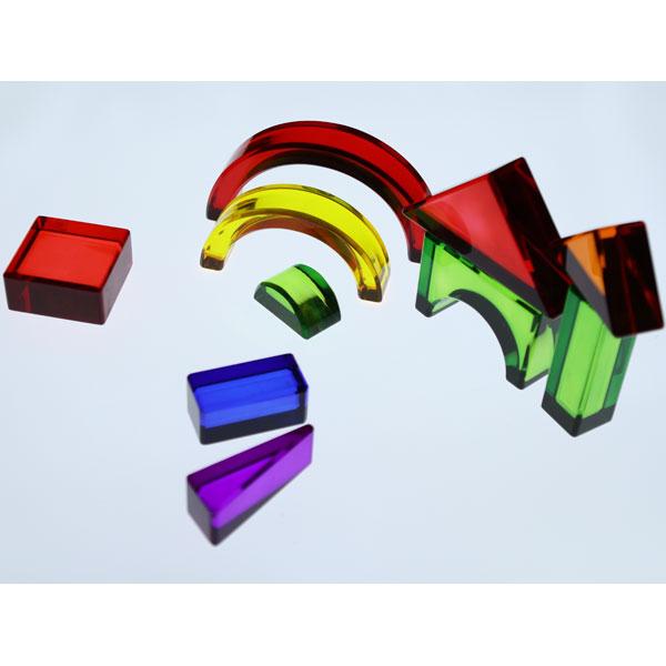 Translucent Colour Block Set 30Pc