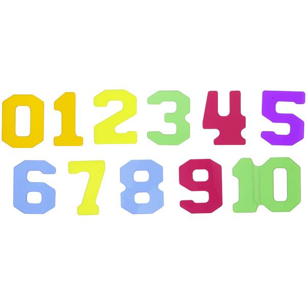 Translucent Numbers & Alphabet 38 Pcs