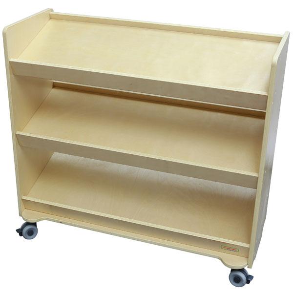 Inclined Mobile Shelving Unit