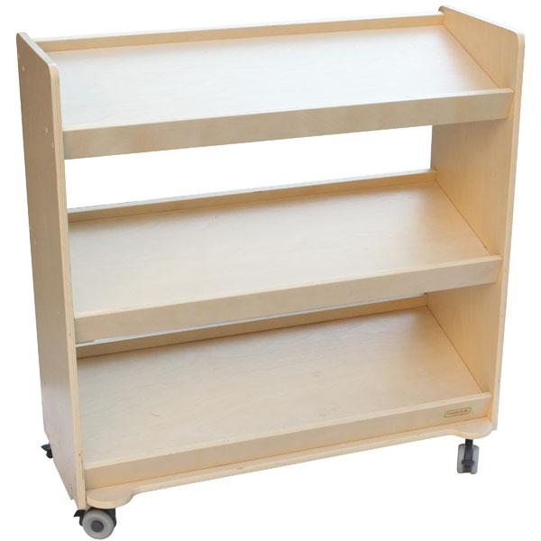 Inclined Mobile Shelving Unit