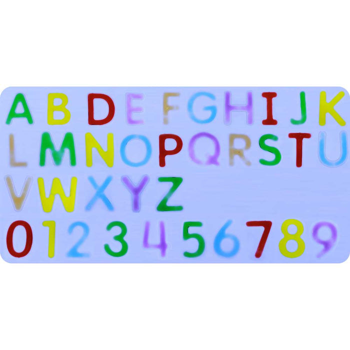 Squashy Uppercase Alphabet & Numbers 36 Pcs