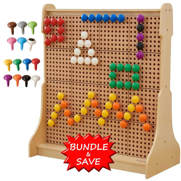 Free Standing Toddler STEM Wall (Bundle Set)