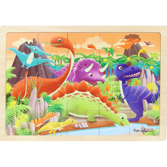 Wooden Jigsaw Puzzle Dinosaurs I 20Pc