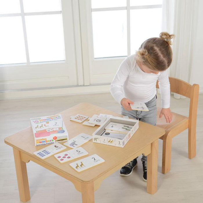 Wooden Learning Puzzles Numbers