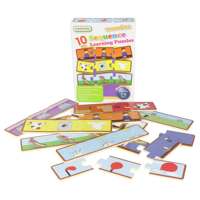 Wooden Learning Puzzles Sequencing