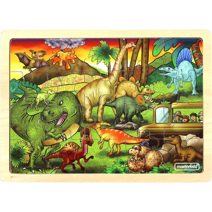 Wooden Jigsaw Puzzle Dinosaurs II 20Pc