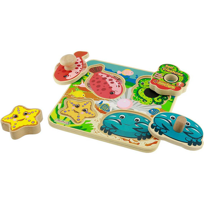 Knob Puzzle Sea Creatures