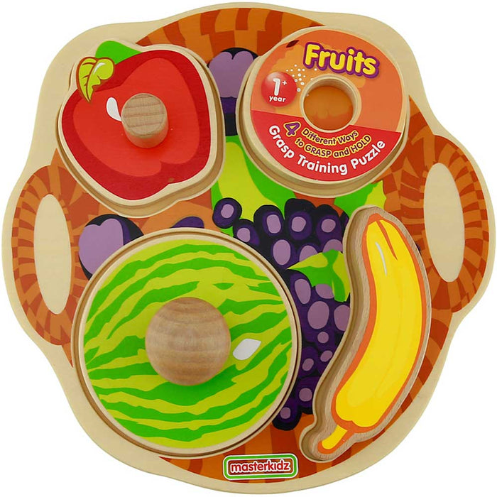 Knob Puzzle Fruit