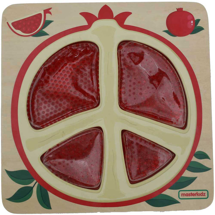 Squashy Sensory Pomegranate Slice