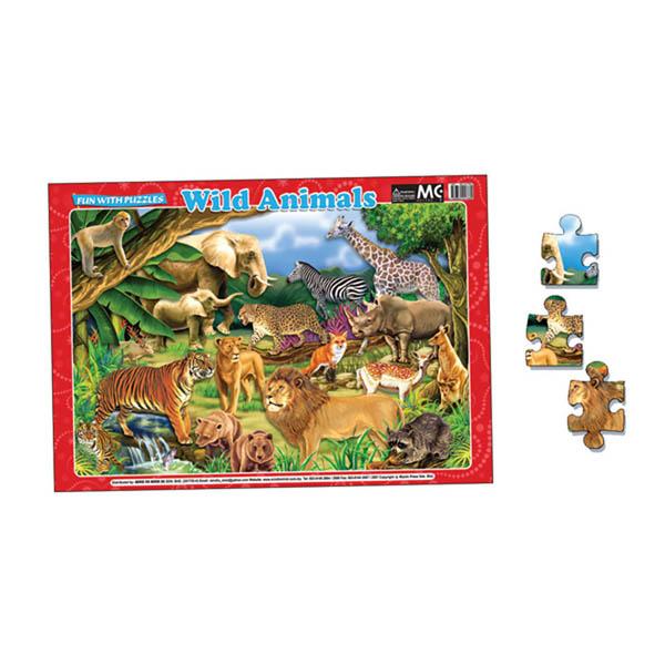 Fun With Puzzles Wild Animals
