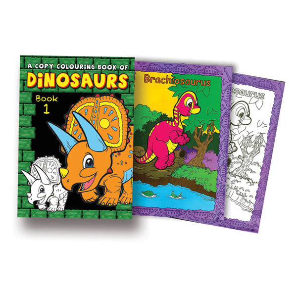 Copy Colouring Dinosaurs Book 1