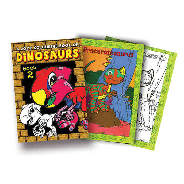 Copy Colouring Dinosaurs Book 2