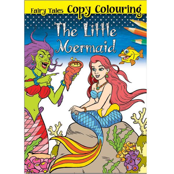 Fairy Tales Copy Colouring The Little Mermaid