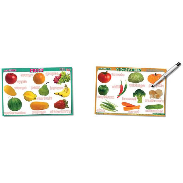 Writing Board Fruit & Vegetables