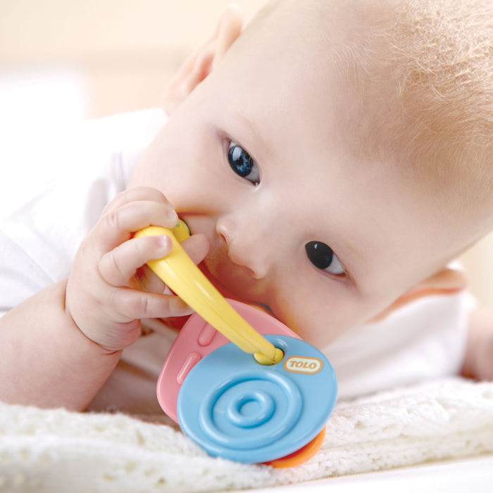 Teething Shapes Rattle (Pastel)